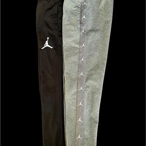 2 Pair Boys Jordan Athletic Pants size 8-10